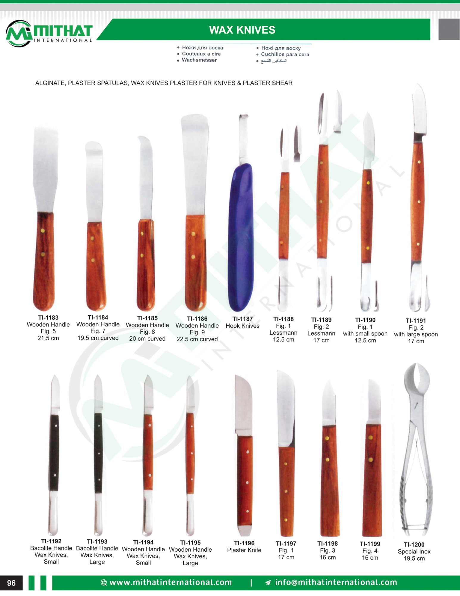 Diagnostic, Probes, Scalers, Filling & Laboratory Instruments